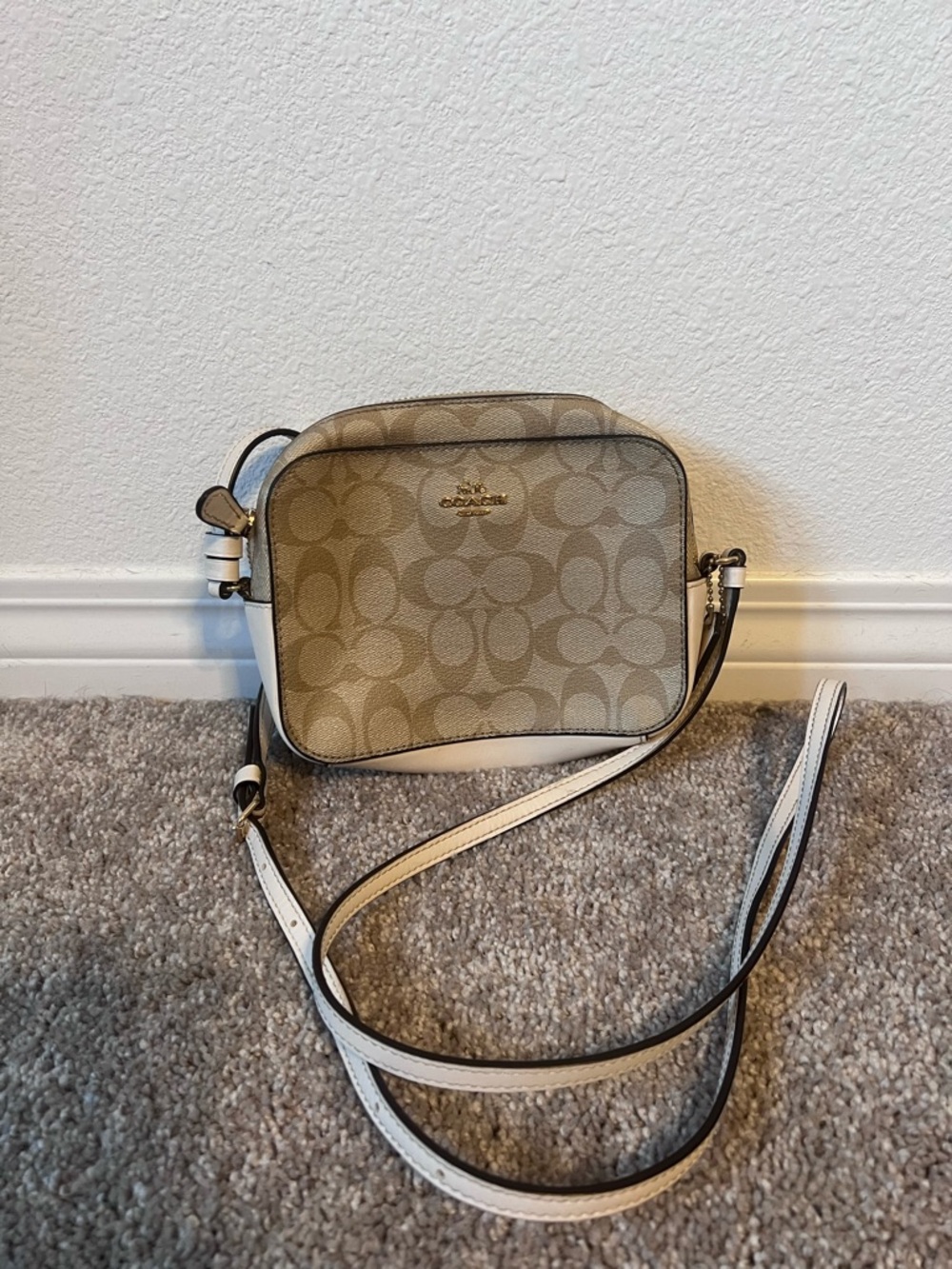 Coach Mini Jamie Camera Bag in Signature Canvas